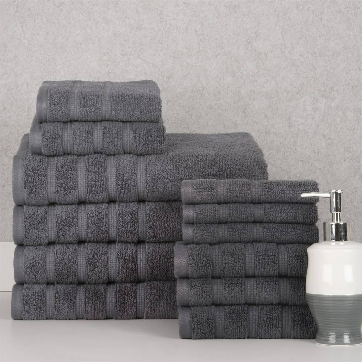 12-Piece Egyptian Cotton Towel Set