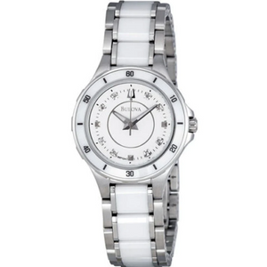 Bulova Women's Diamond Stainless Steel Watch