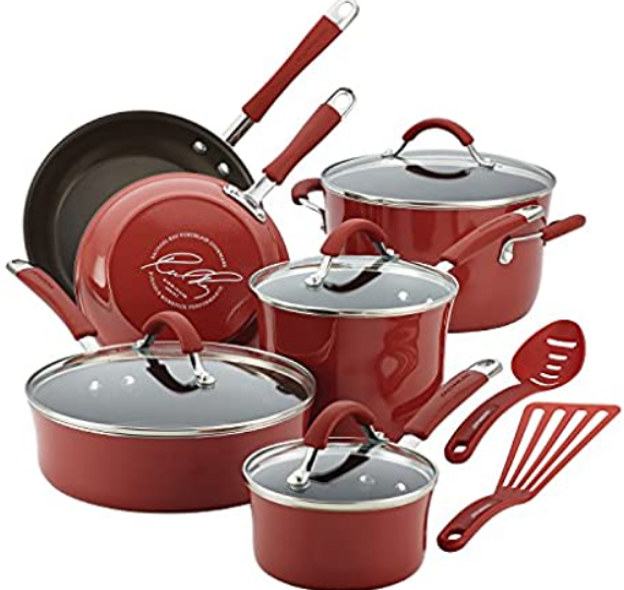 Rachael Ray 12-Piece Nonstick Cookware Set