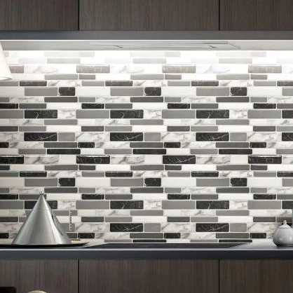 10-Pack Peel & Stick Backsplash Wall Tile