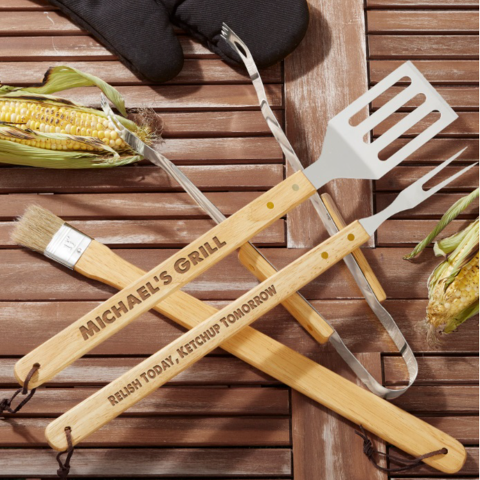 Personalized BBQ Utensil Set