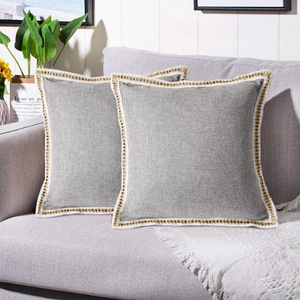 2-Pack Farmhouse Decorative Throw Pillow Cover