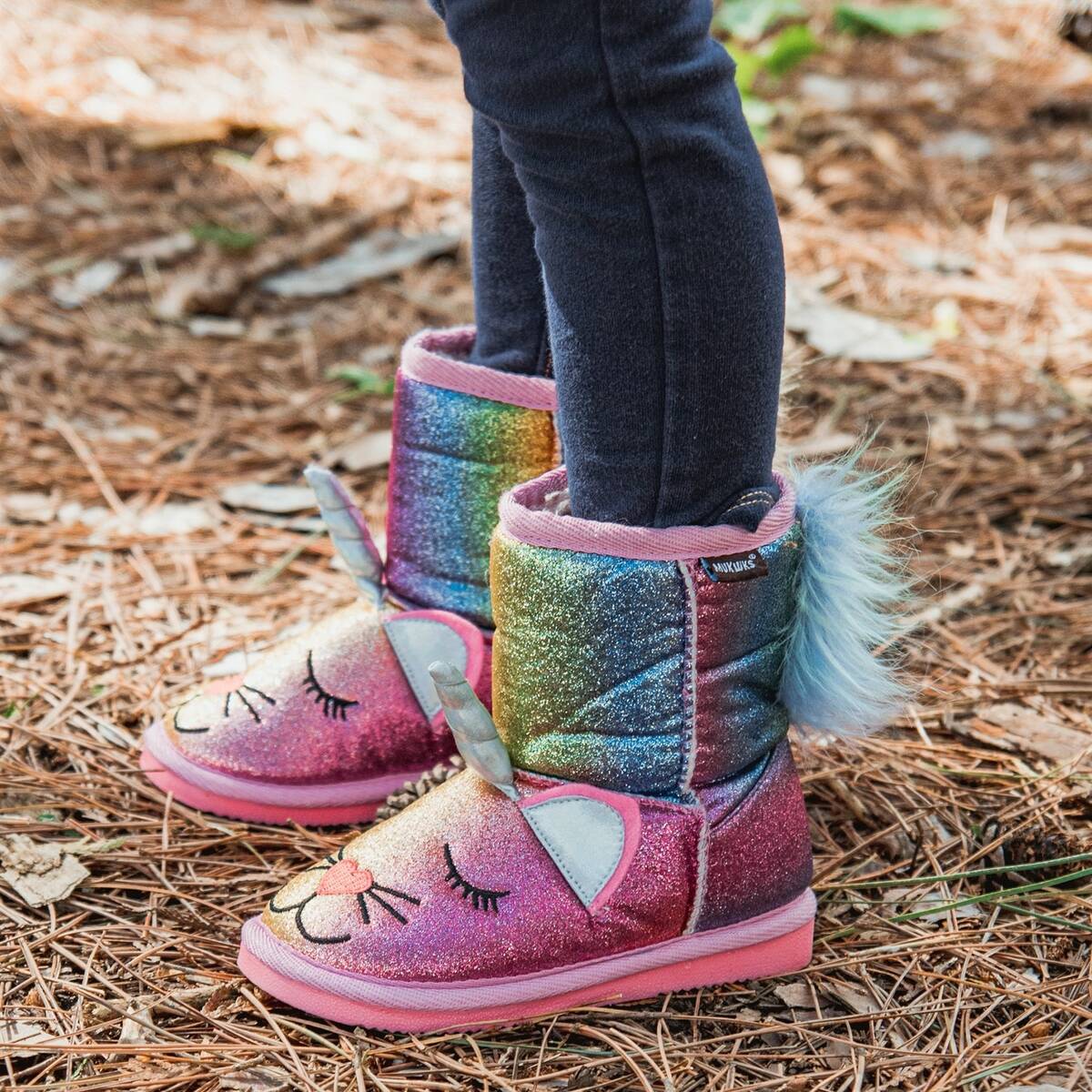 Muk Luks Glitter Zoo Baby Boots