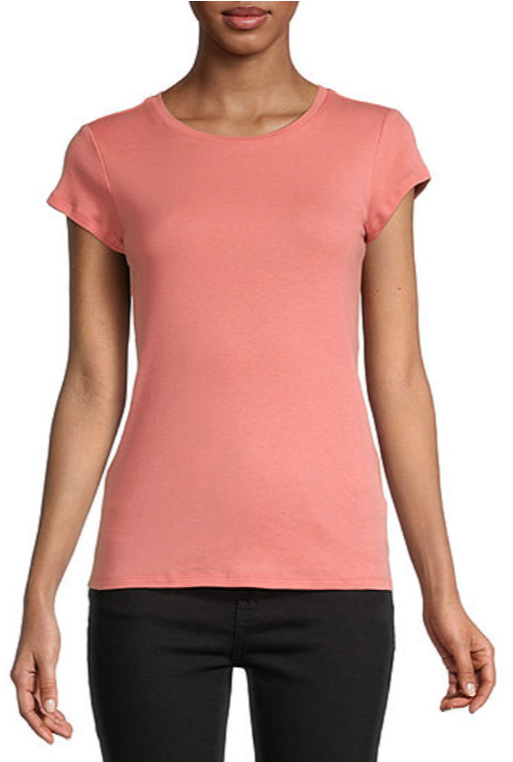 Liz Claiborne Crew Neck T-Shirt