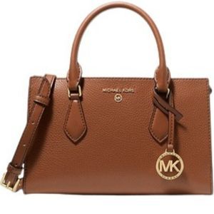 Michael Kors Pebbled Leather Satchel Bag