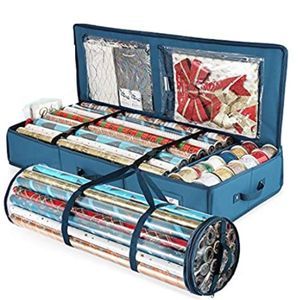 Christmas Wrapping Paper Storage Organizer