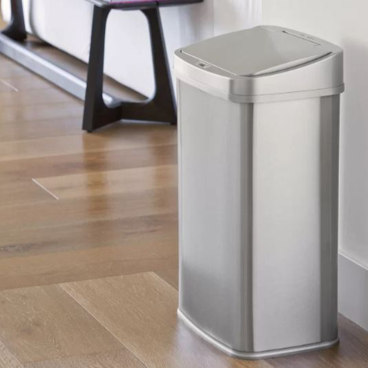 Stainless Steel 13.2Gl. Motion Sensor Trash Can