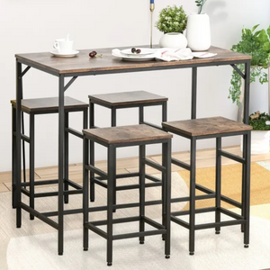 5-Piece Bar Table Set