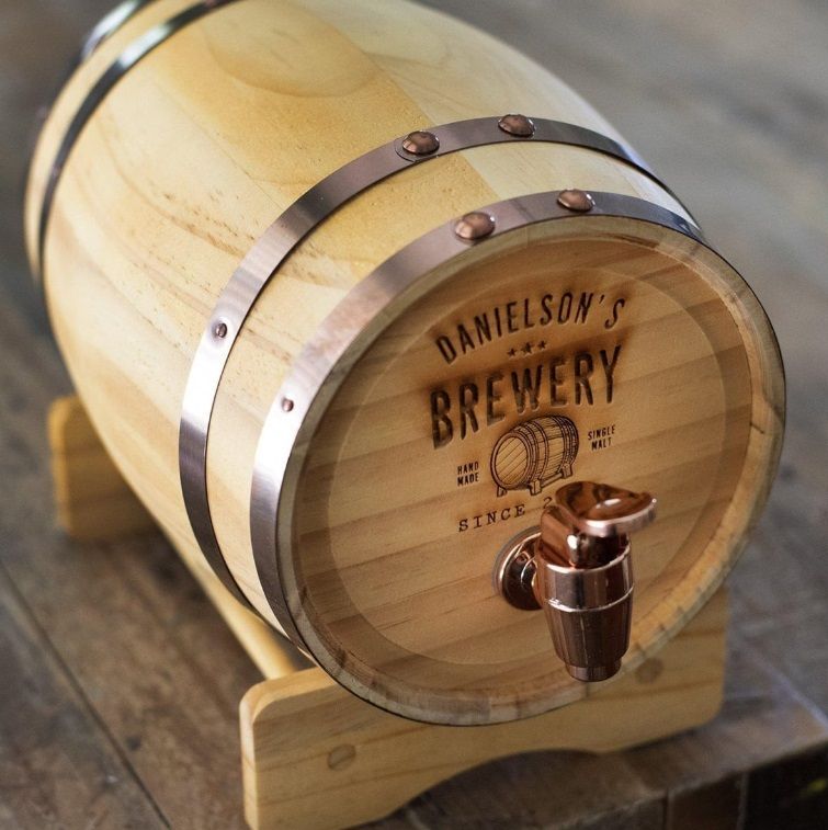 Personalized Mini Whiskey Barrel