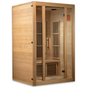 Solid Wood 2-Person Indoor Infrared Sauna