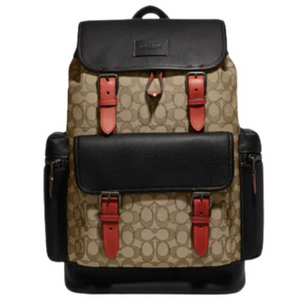 Coach Signature Jacquard Backpack