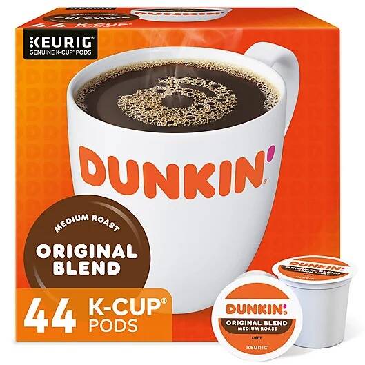 44-Count Dunkin' Donuts Original Blend Keurig K-Cups