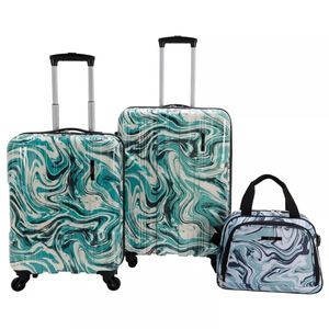 3-Piece Hardside Spinner Luggage Set+$15KC