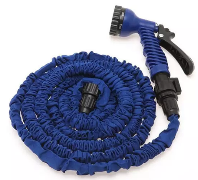 Expanding 25' Garden Water Hose w/ Nozzle