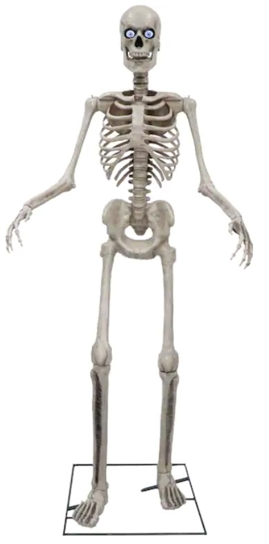 Halloween 8' Towering Posable Skeleton