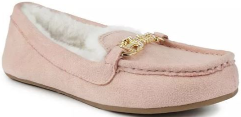 Juicy Couture Faux Fur  Women's Moccasin Slippers