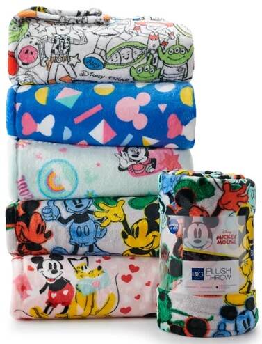 Disney's Printed Plush Throw