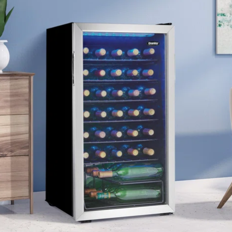 36-Bottle Freestanding Wine Refrigerator