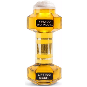 Dumbbell Beer Glass