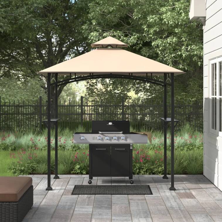 Steel 8' x 5' Grill Gazebo