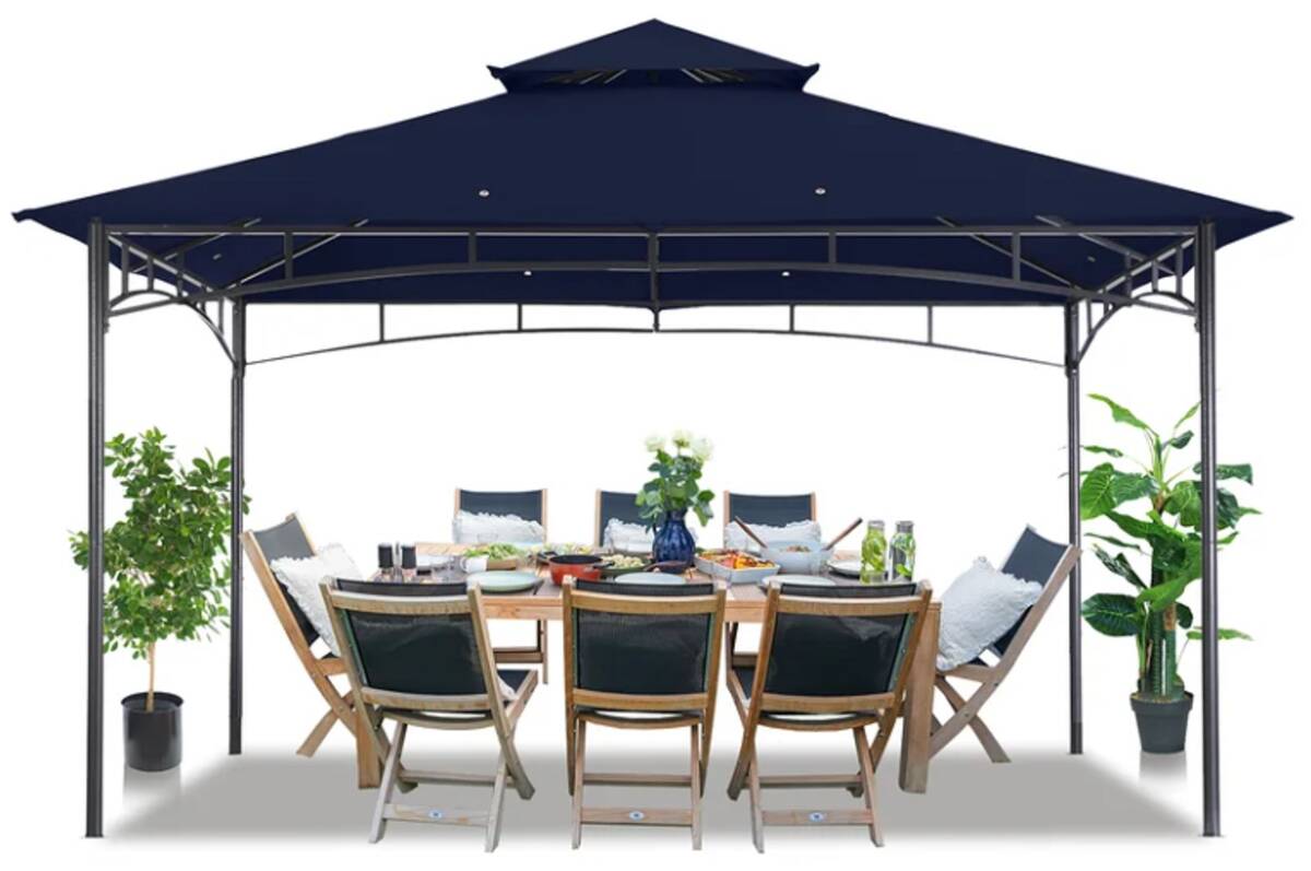 Steel Frame 12' Patio Gazebo