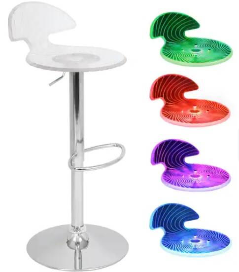 Porch & Den Range Rainbow LED Bar Stool