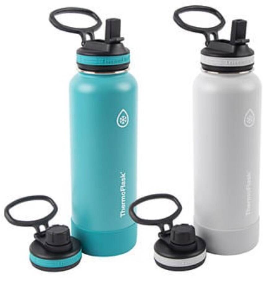 ThermoFlask 2-Pack Stainless Steel Water Bottles