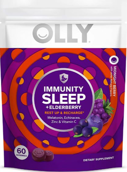 2-Pack Olly Immunity Sleep Melatonin Supplement Gummy