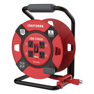 Craftsman 1' 4-Outlet Cord Reel