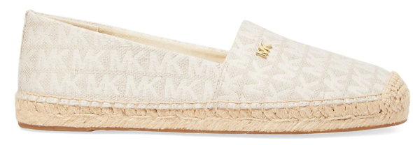 Michael Kors Kendrick Monogram Linen Espadrilles