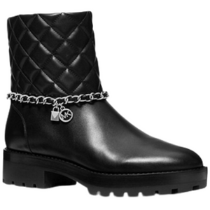 Michael Kors Womens Leather Chain Boots