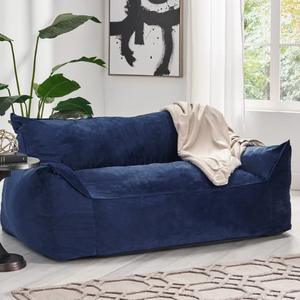 Velvet Bean Bag Sofa