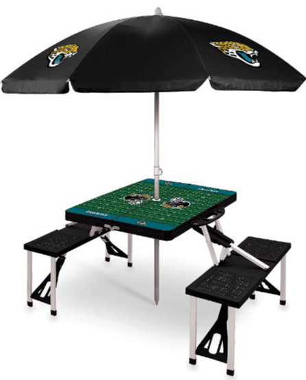 NFL Portable Picnic Table w/ Umbrella