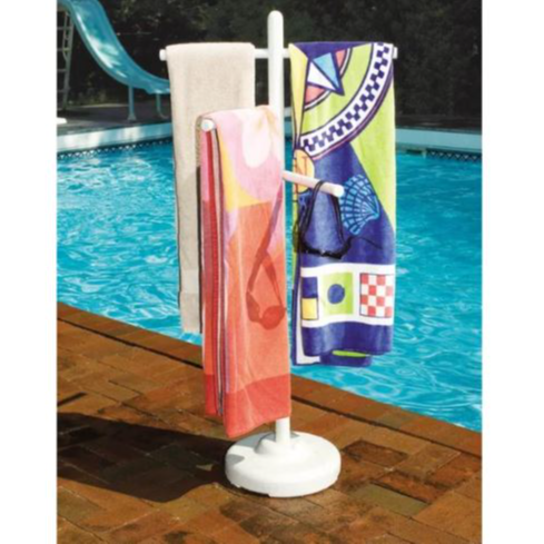 Free Standing Pool Towel Rack