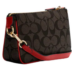 Coach Signature Canvas Wristlet