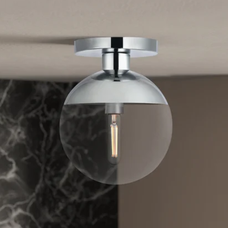 Globe Semi Flush Mount