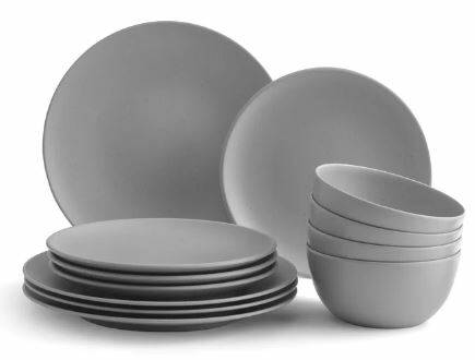 12-Piece Melamine Dinnerware Set