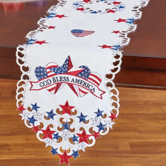 'God Bless America' Table Runner