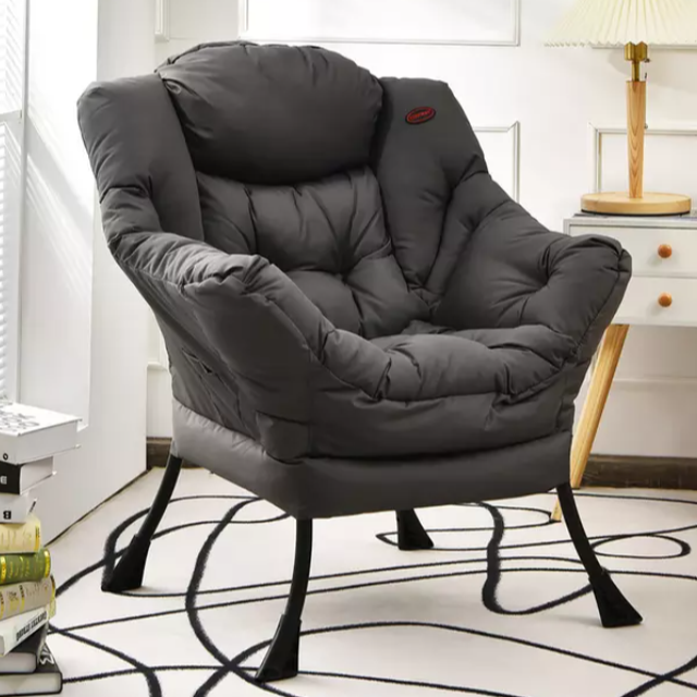 Tufted Fabric Lazy Chair