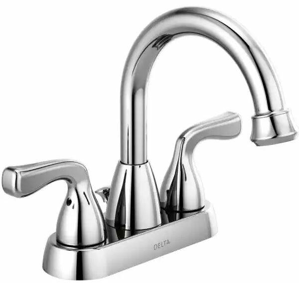 Delta 2-Handle Hi-Arc Bathroom Faucet