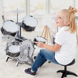 Kid's 18-Piece Beginner Drum Kit