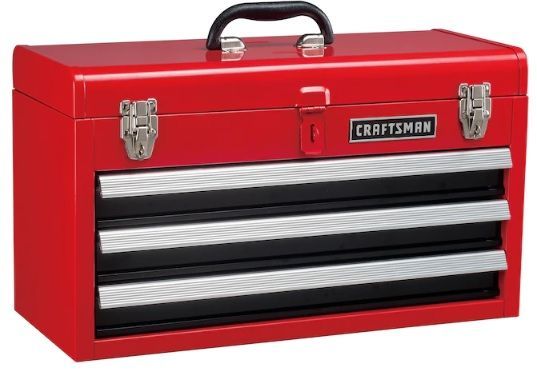 Craftsman 3-Drawer Steel Lockable Tool Box