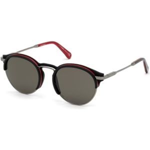 Omega Shiny Gunmetal Men's Sunglass