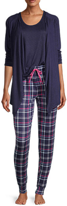 3-Piece Jaclyn Pajama + Robe Set