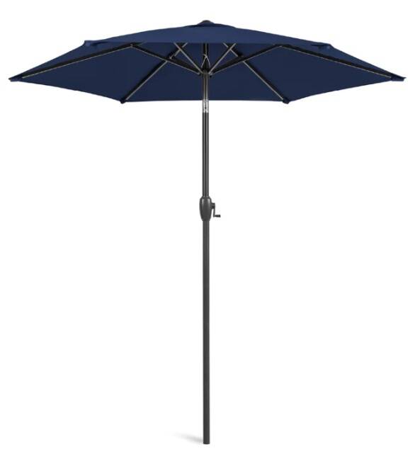 Crank Lift 7.5' Market Patio Umbrella