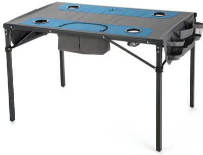 Folding Camp Table w/ 8 Cup Holders