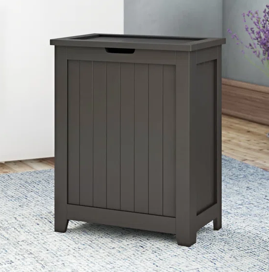 Wood Cabinet Laundry Hamper