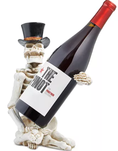 Halloween Skull Wine Holder