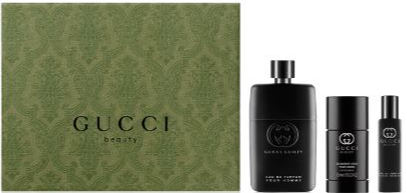 Gucci Guilty Men's 3-Piece EDP Set