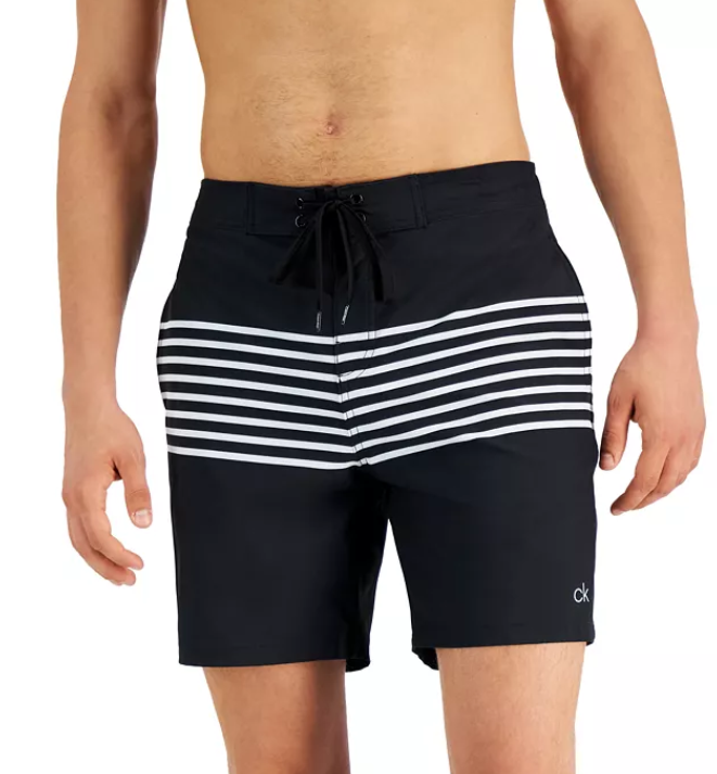 Calvin Klein Men's Regular-Fit Board Shorts